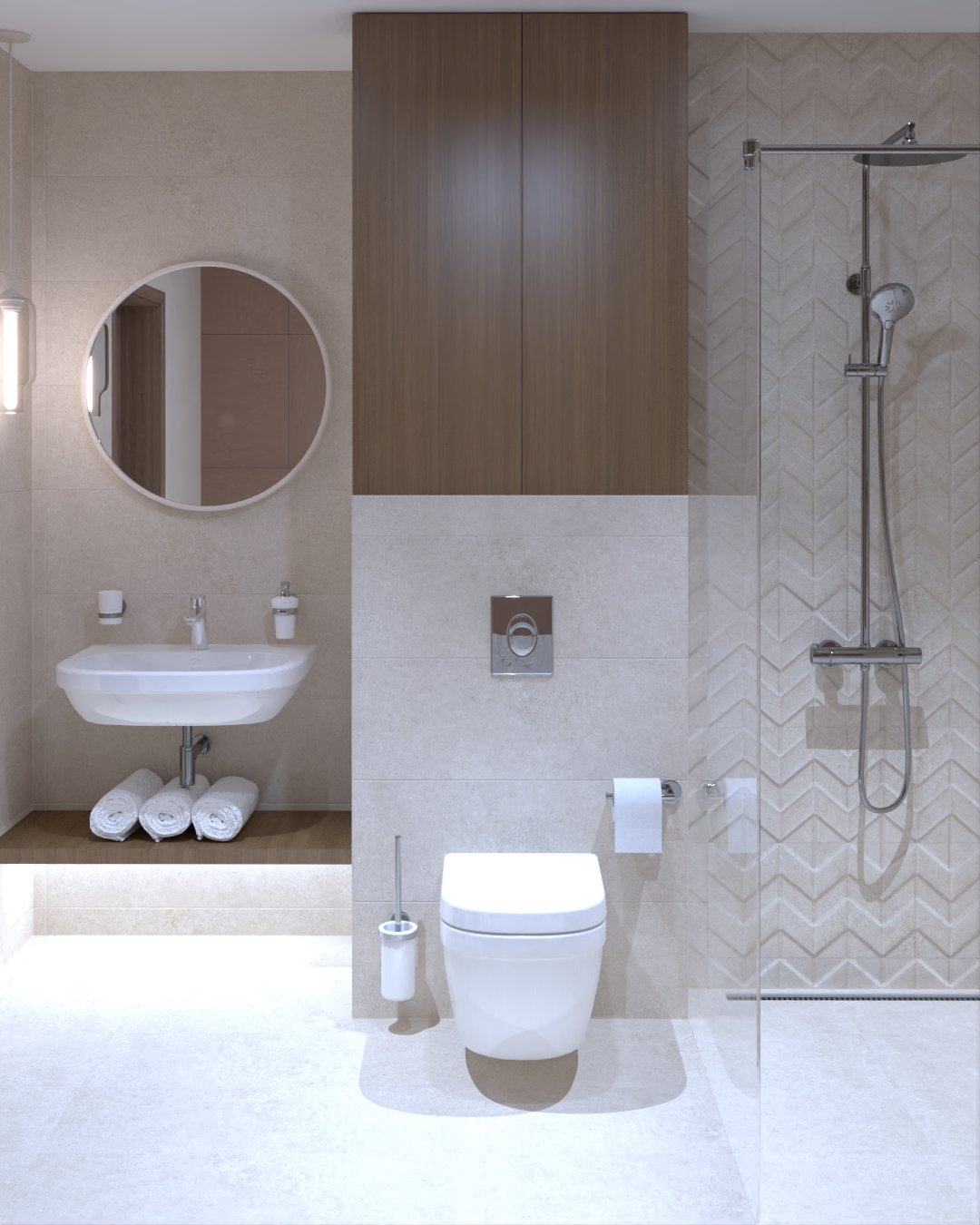 Soft Herringbone Suite